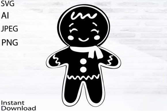 Christmas Gingerbread Cookies Svg Cut Graphics Freebies Review