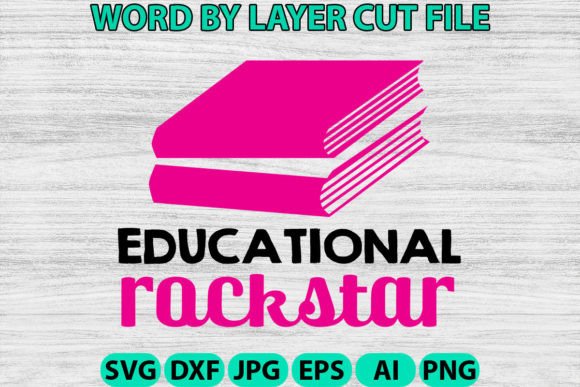 Educational Rockstar Svg Graphics for Crafts