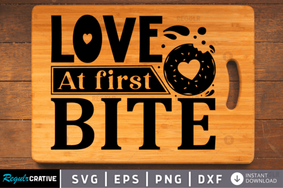 Love at First Bite SVG: A Versatile Graphic Design Asset for Crafters