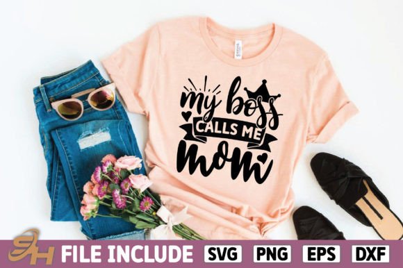 My Boss Calls Me Mom: A Versatile Graphic Design Asset for Bloggers and Publishers