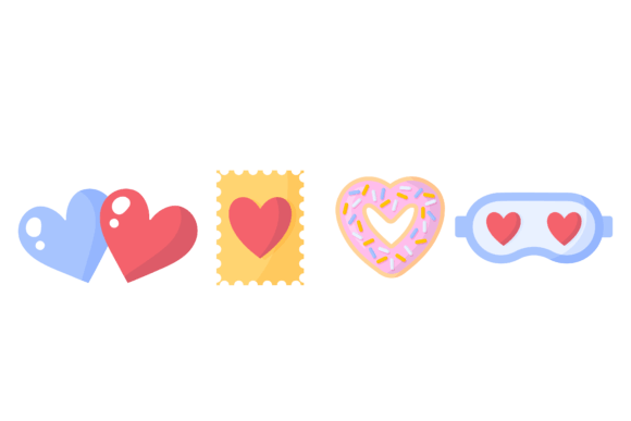 Set Valentine Creative Design Bundle Graphics and Freebies Review